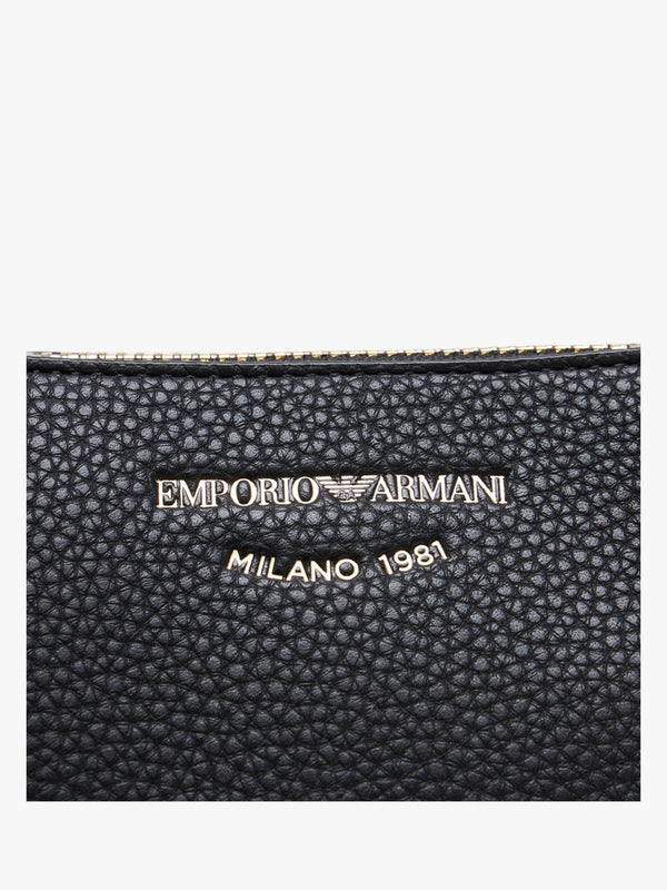 Lilly Black Silver Pebbled Baguette Bag