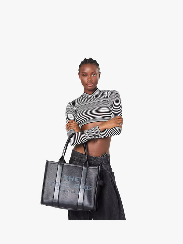 The Leather Large Black Tote Bag