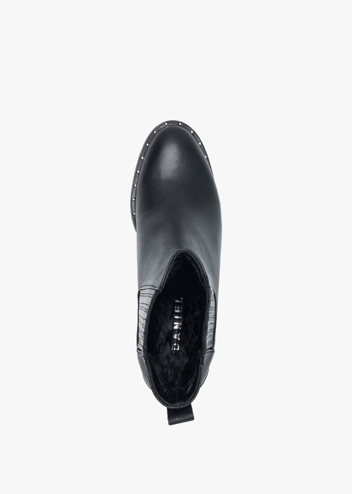 Baver Black Leather Chelsea Boots