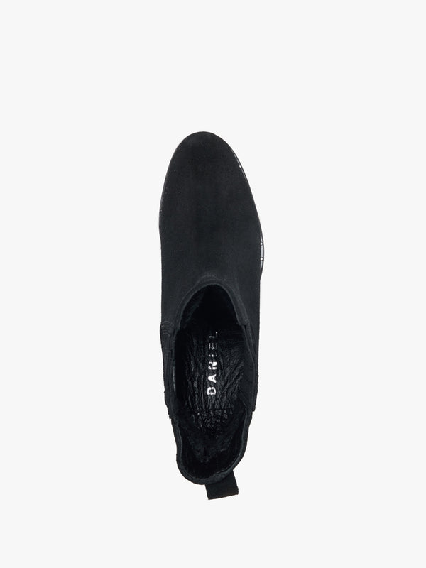 Baver Black Suede Chelsea Boots
