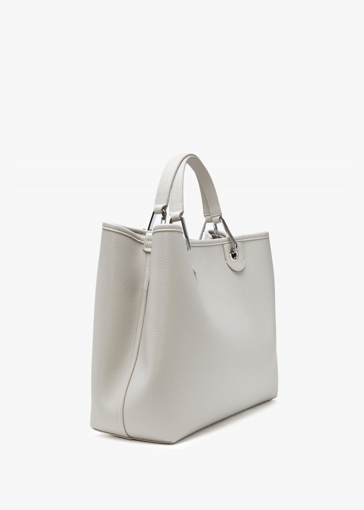 Mercury Geranium Pebbled Shopper With Pouch