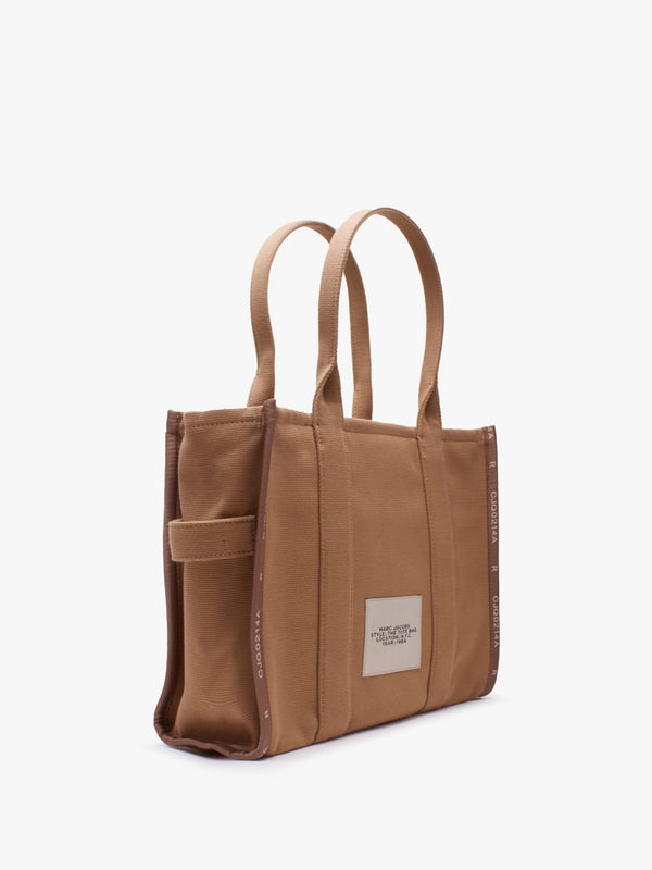 The Jacquard Large Camel Tote Bag