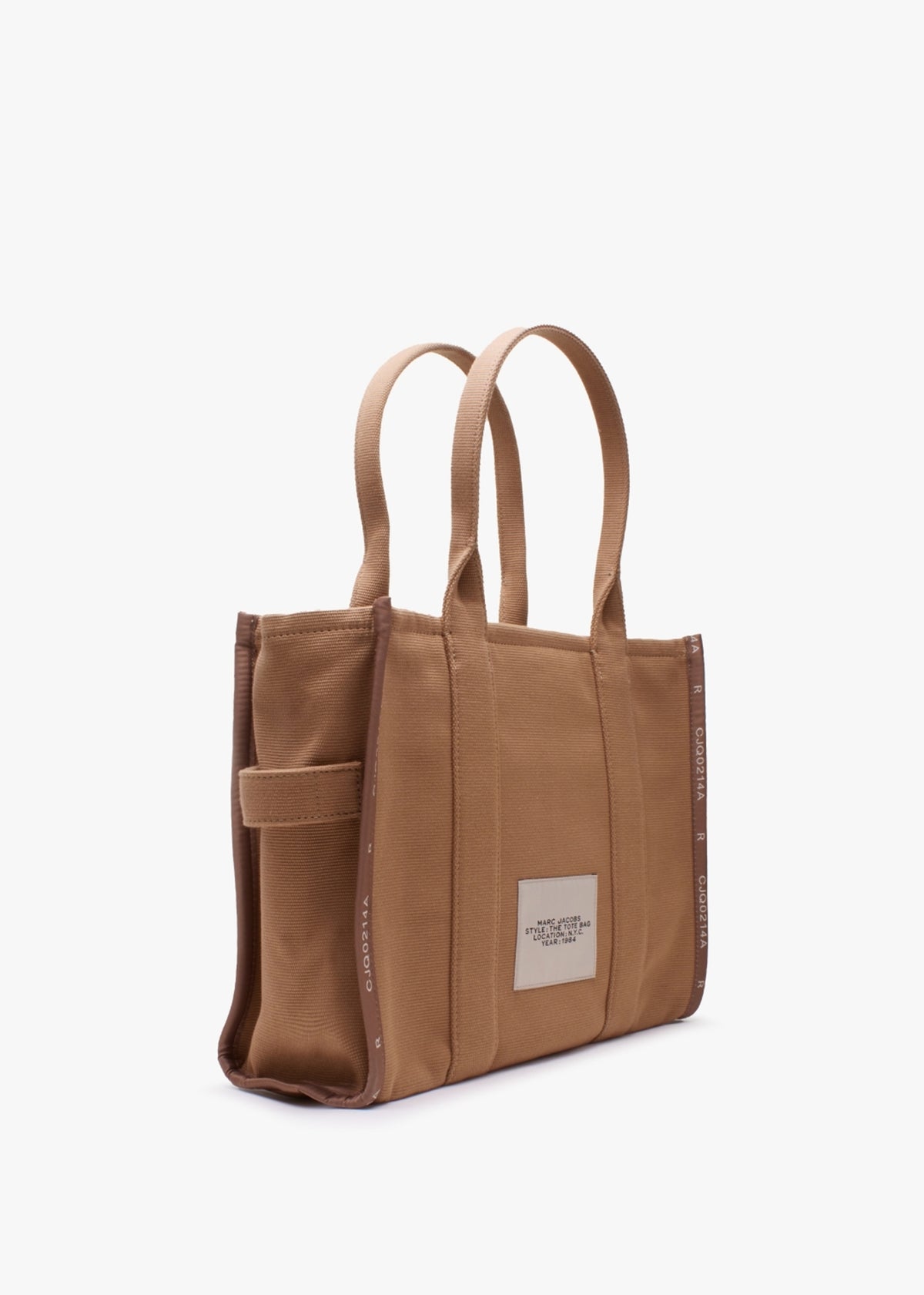 The Jacquard Large Camel Tote Bag