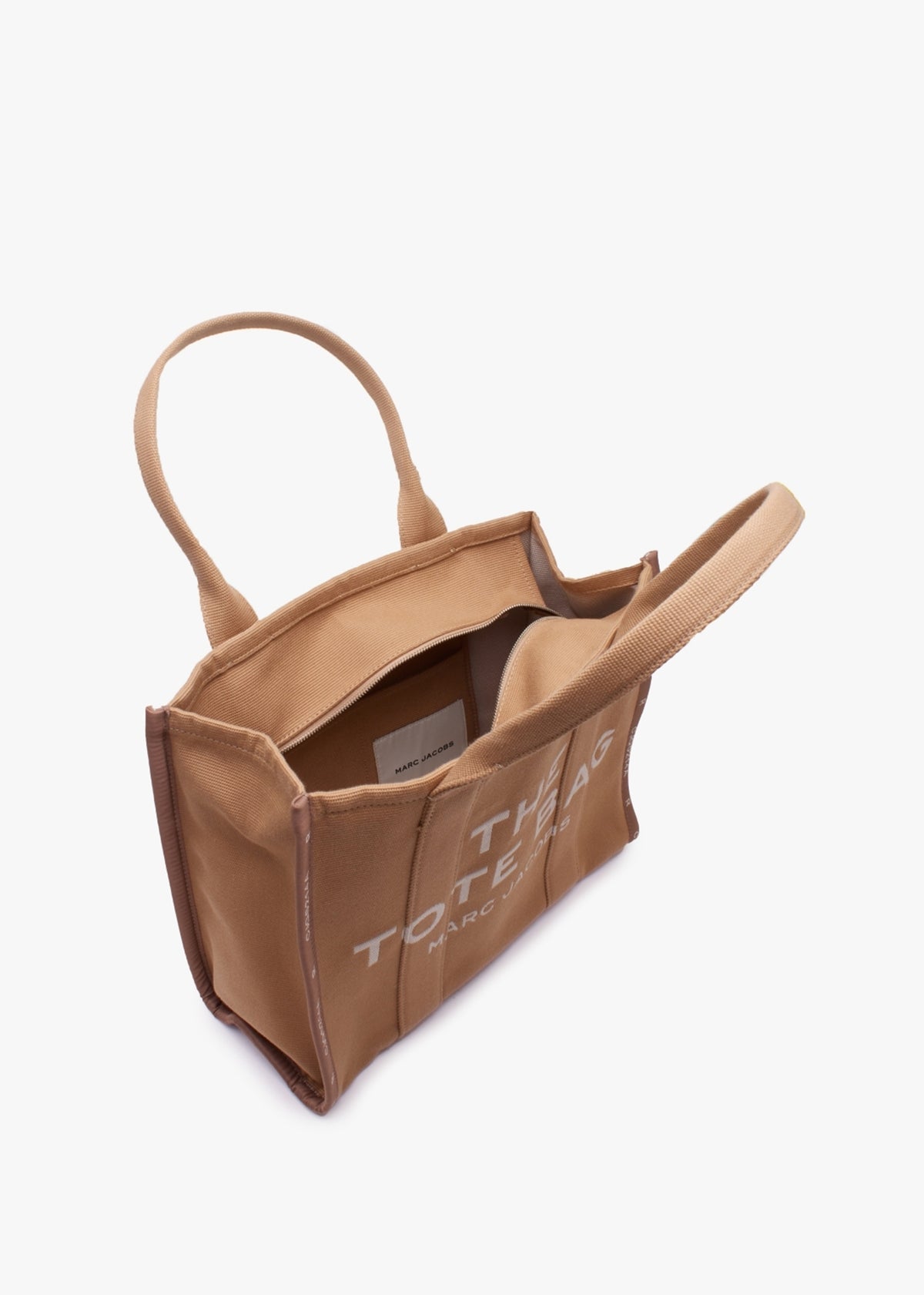 The Jacquard Large Camel Tote Bag