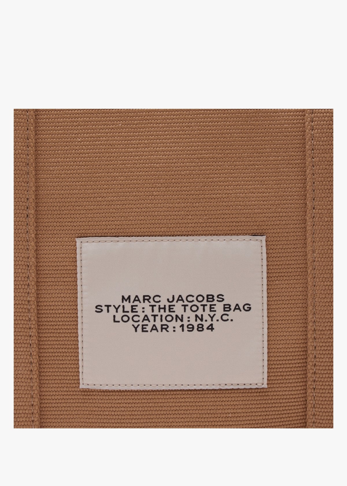 The Jacquard Large Camel Tote Bag