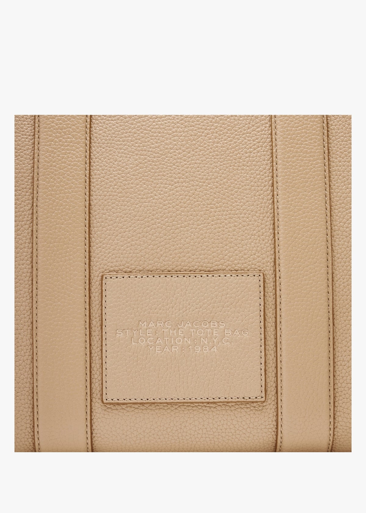 The Leather Medium Camel Tote Bag