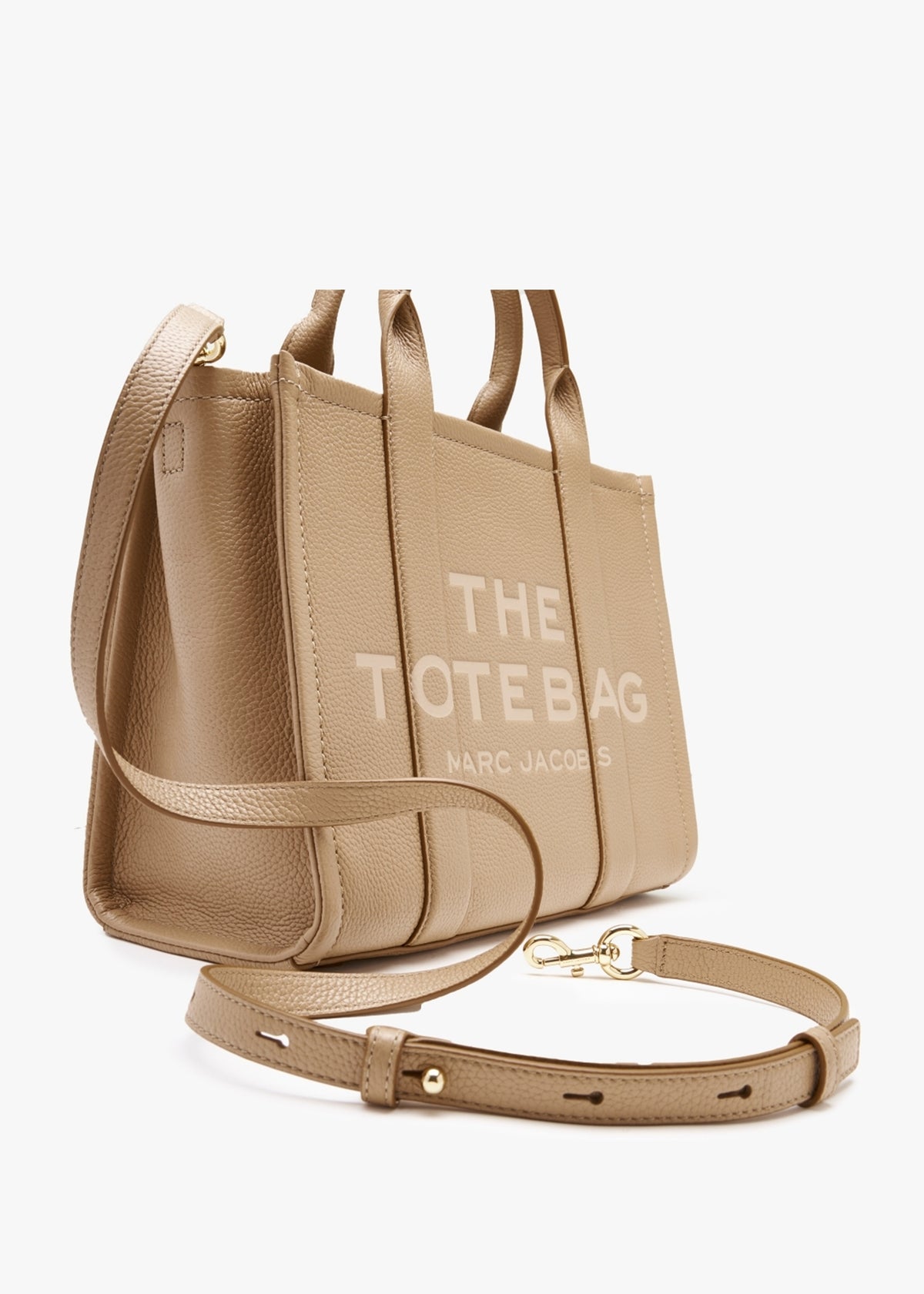 The Leather Medium Camel Tote Bag