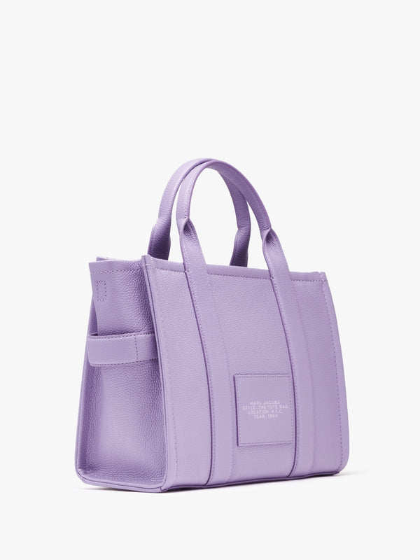 The Leather Medium Lavender Tote Bag
