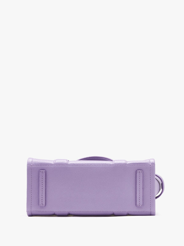 The Leather Medium Lavender Tote Bag