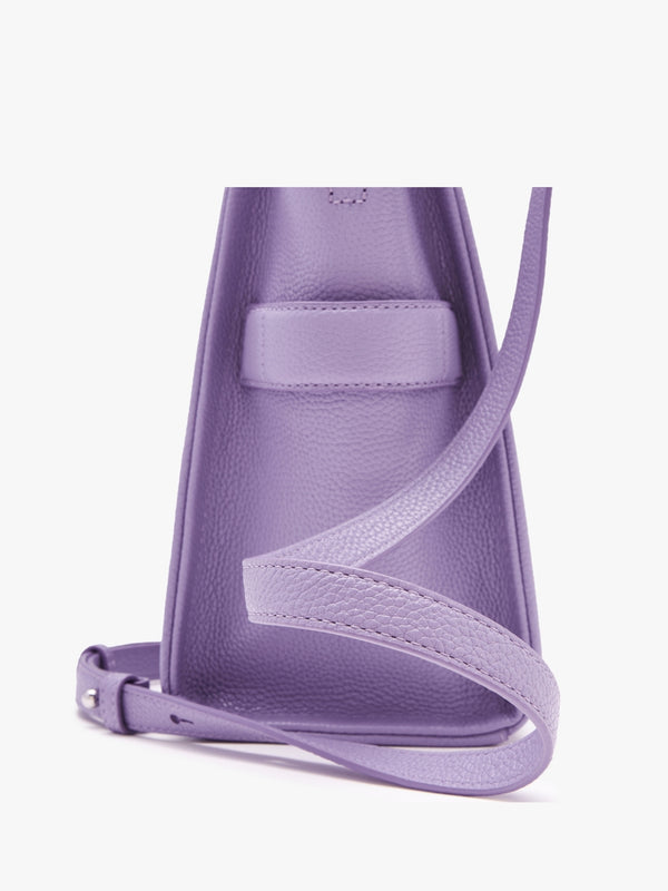 The Leather Medium Lavender Tote Bag