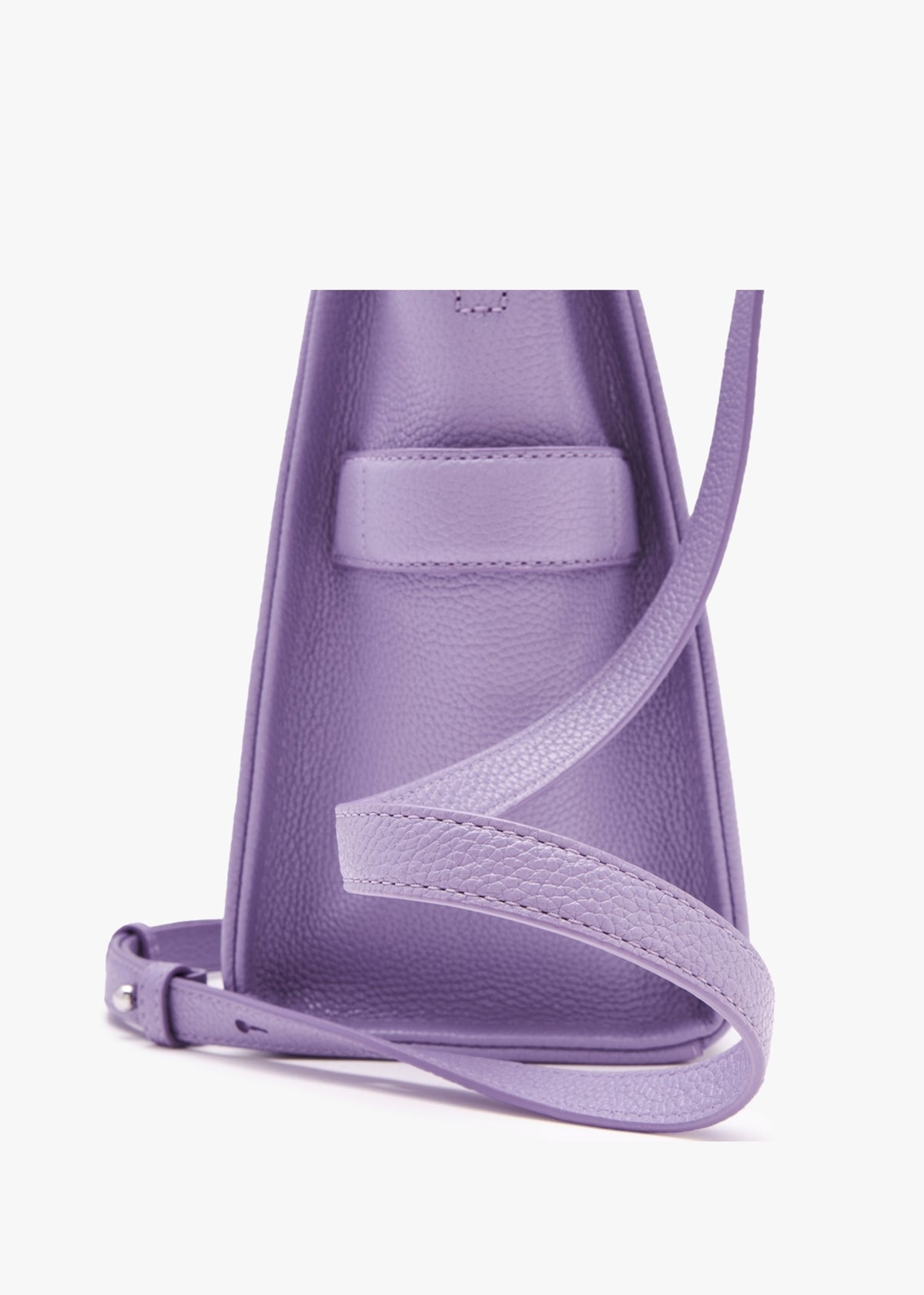 The Leather Medium Lavender Tote Bag