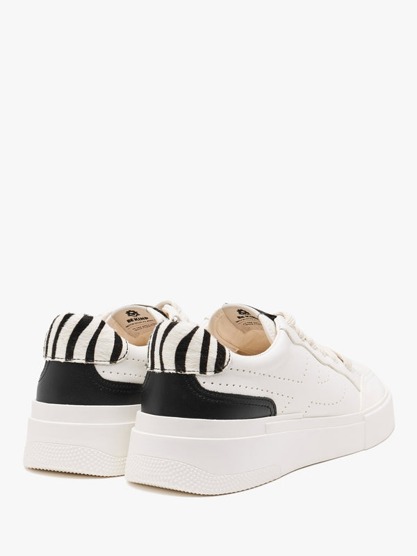 Metal Free White Pristine Leather Trainers