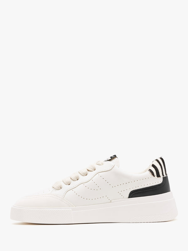Metal Free White Pristine Leather Trainers