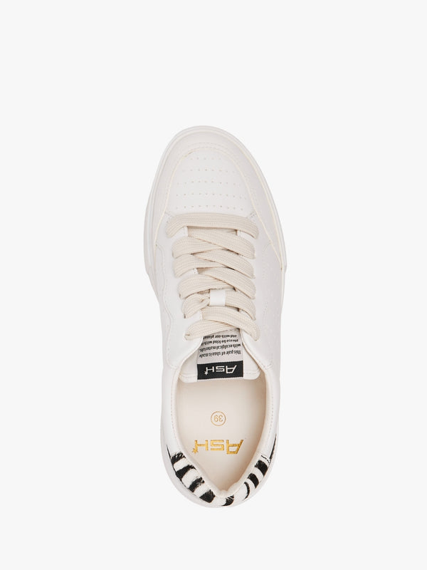 Metal Free White Pristine Leather Trainers