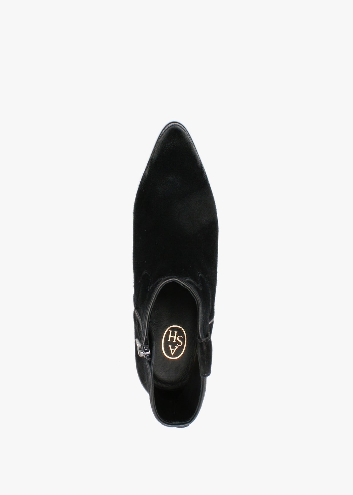 Houston Black Suede Western Boots