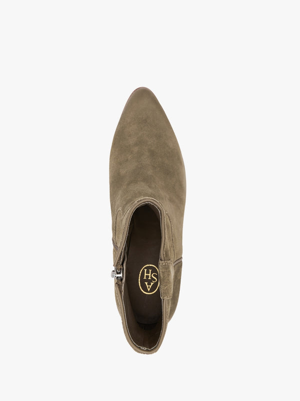 Houston Dune Suede Western Ankle Boots