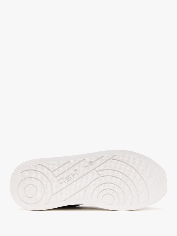 Impuls Fur Black White Chrome Free Leather Platform Trainers