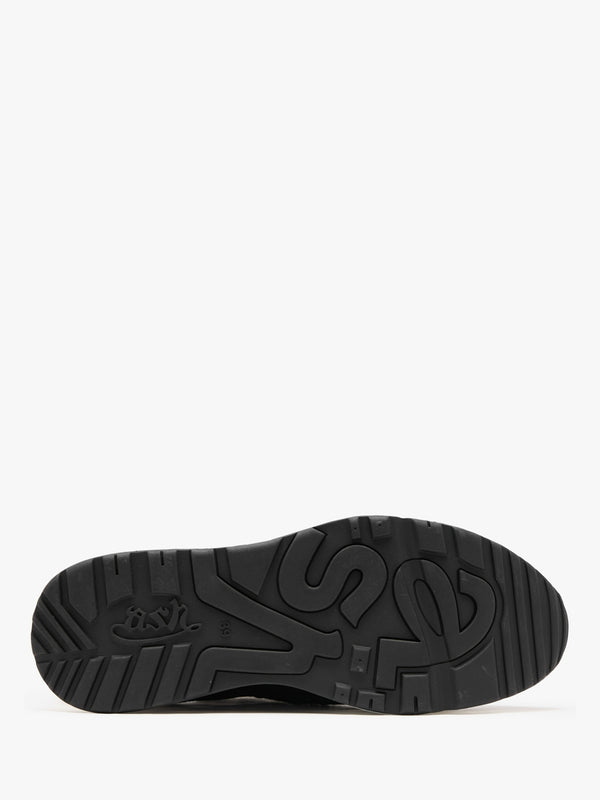 Lucky Star Black Knitted Trainers