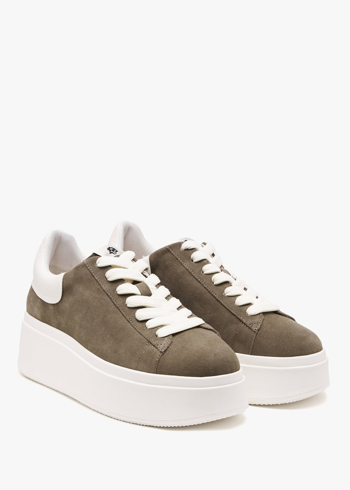Moby Be Kind Mud Off White Chrome Free Suede Trainers