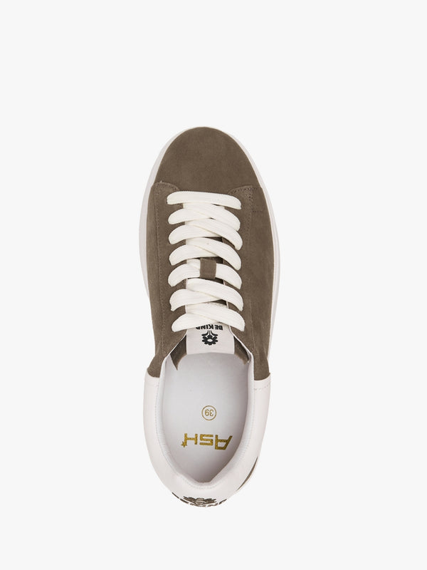 Moby Be Kind Mud Off White Chrome Free Suede Trainers