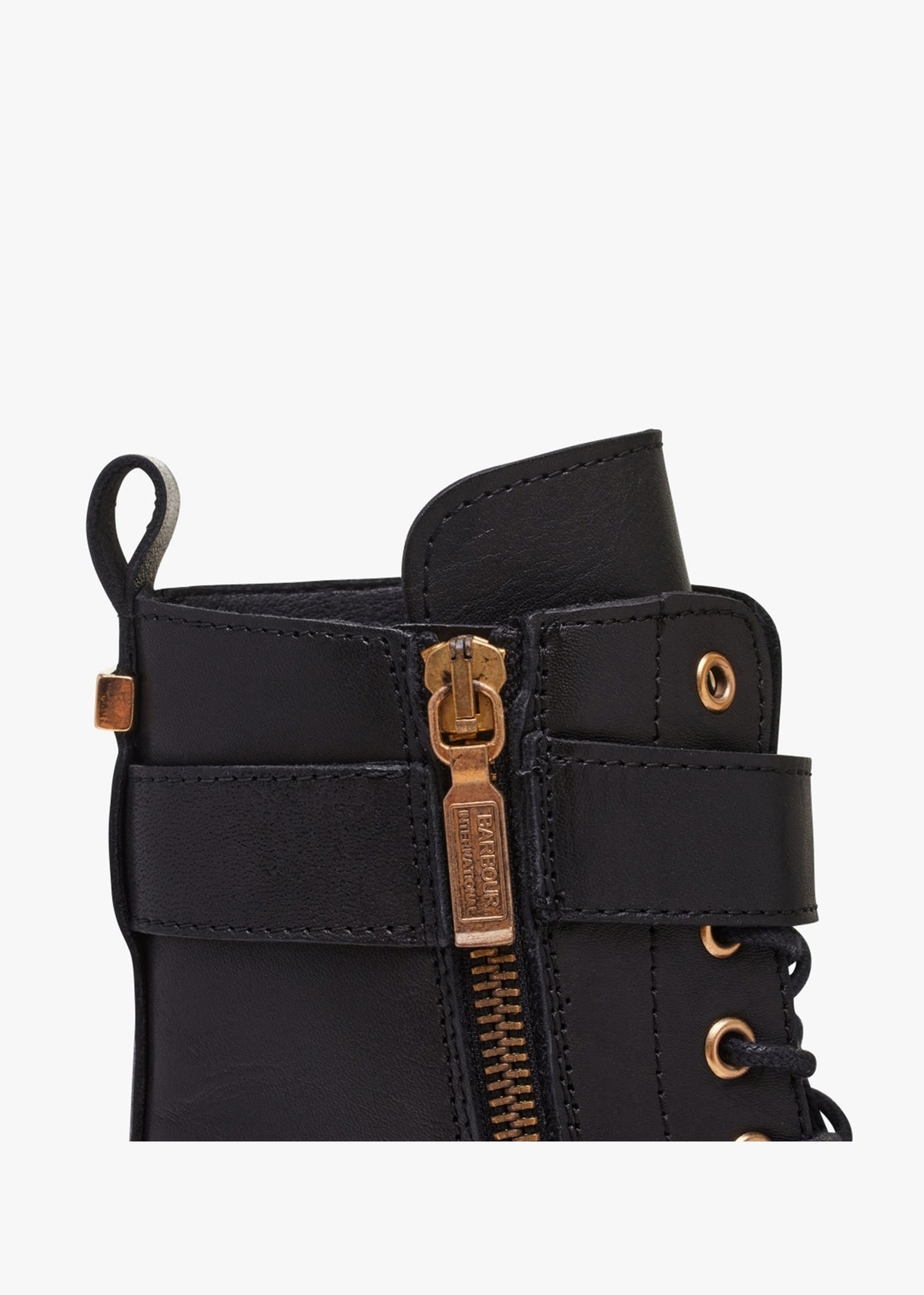 B.Intl Redgrave Classic Black Leather Ankle Boots