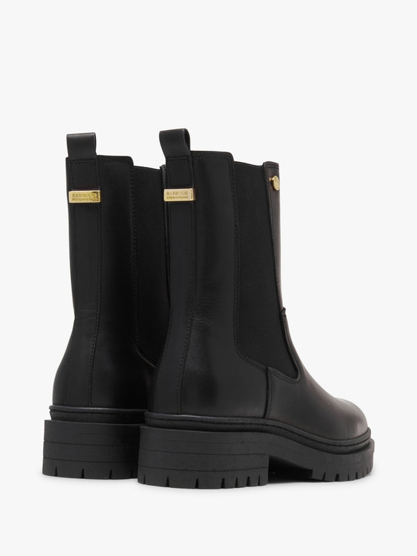 B.Intl Whitlock Black Leather Chelsea Boots