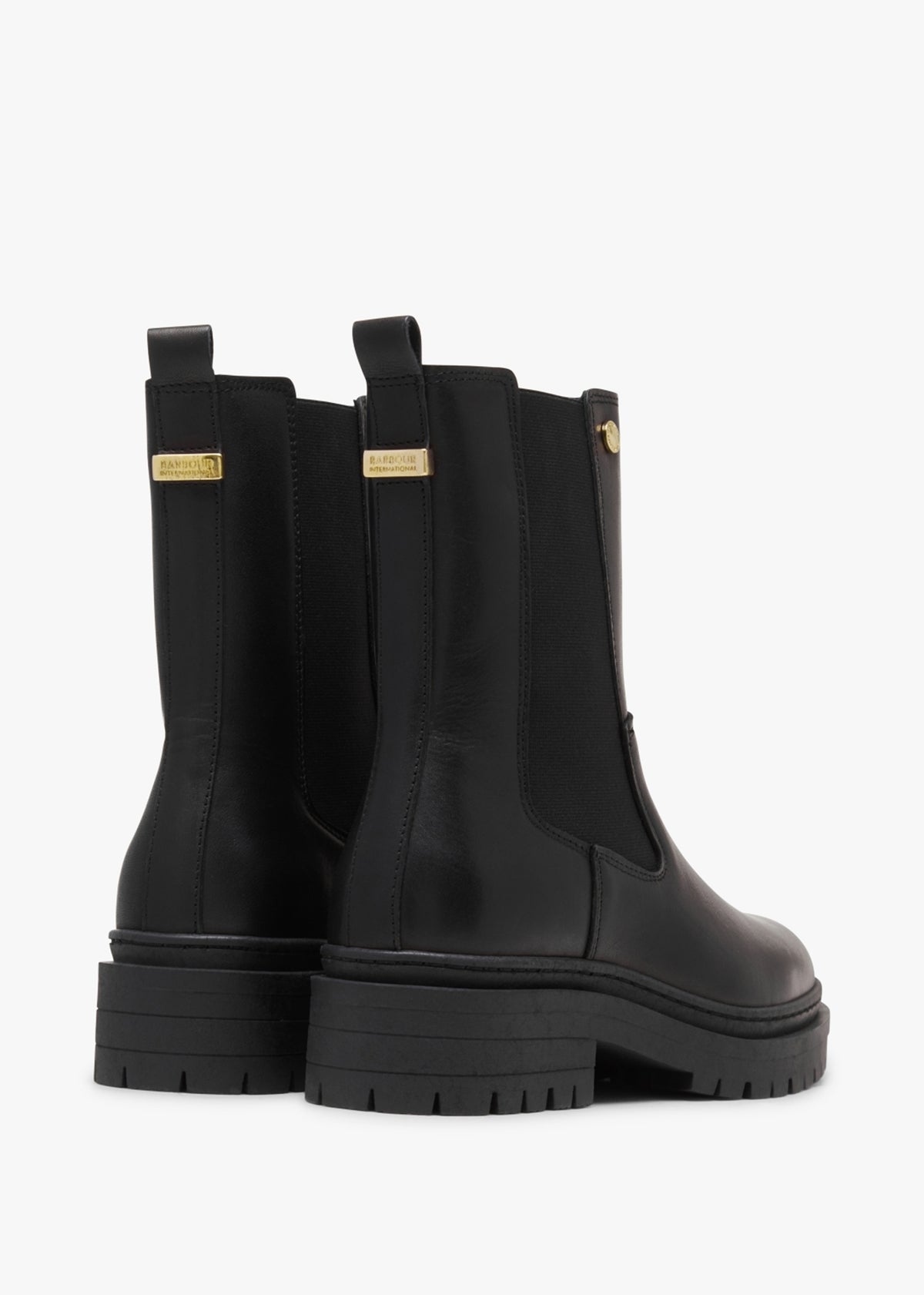 B.Intl Whitlock Black Leather Chelsea Boots
