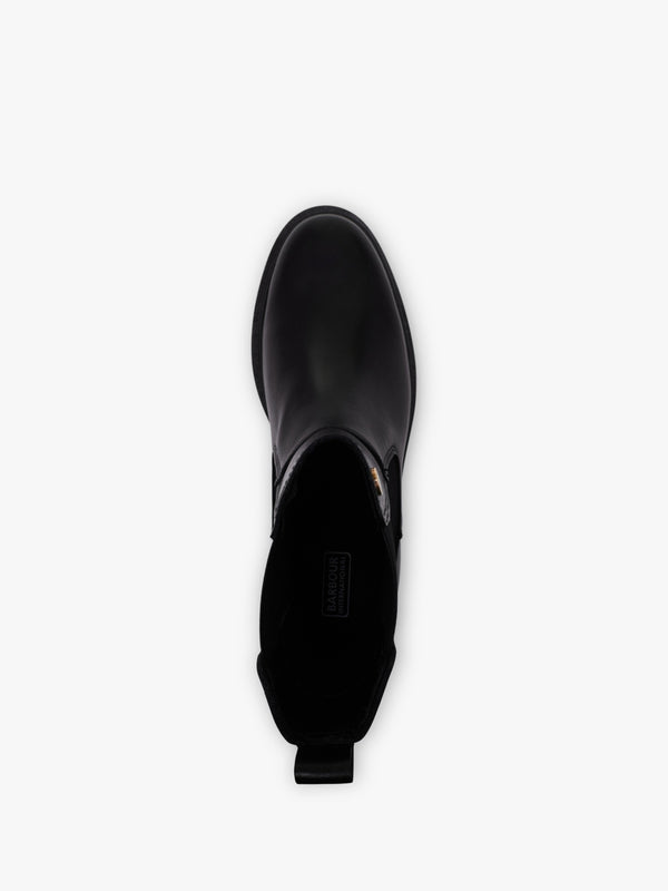 B.Intl Whitlock Black Leather Chelsea Boots