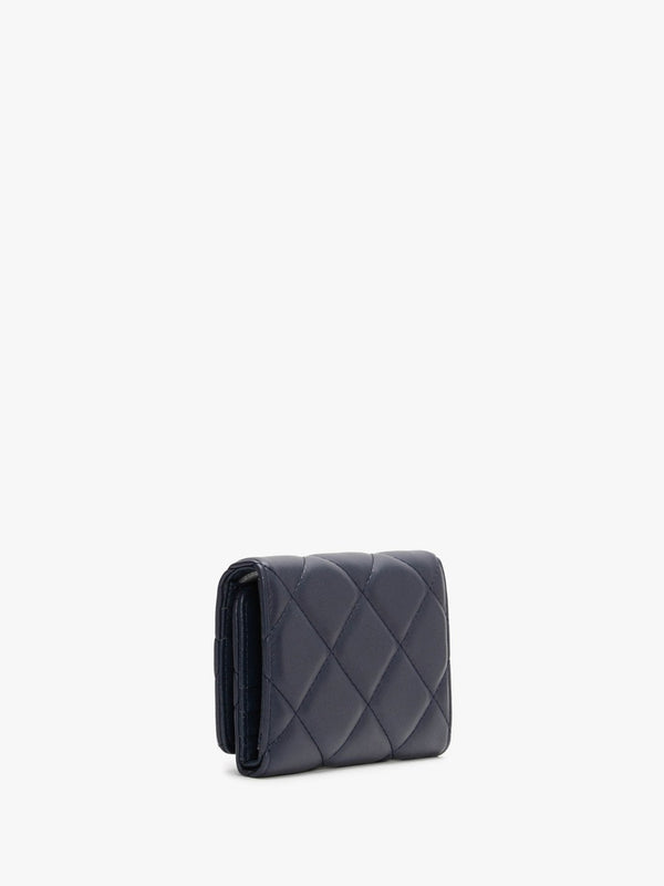 Ocarina Blue Quilted Wallet