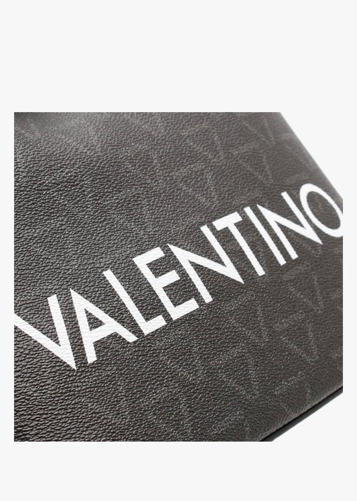 Liuto Black Repeat Logo Bucket Bag