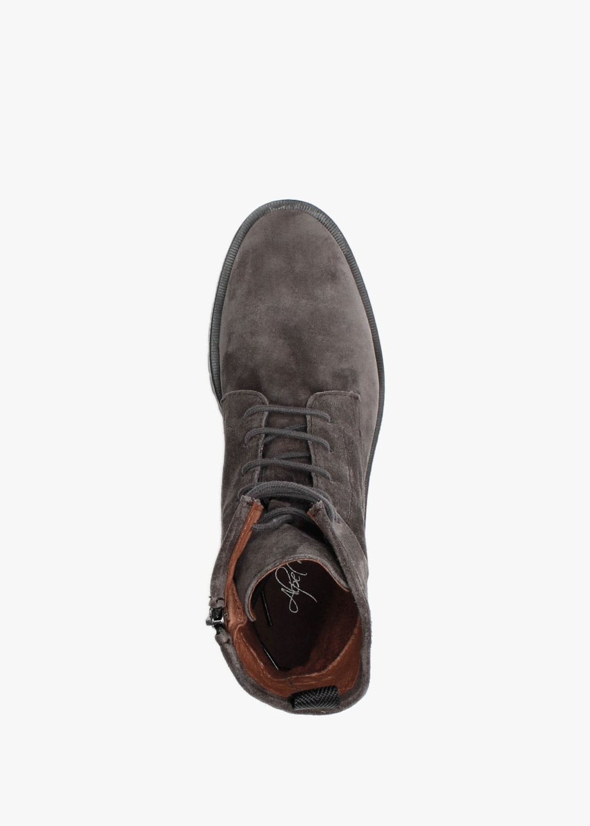 Parsley Grey Suede Lace Up Ankle Boots