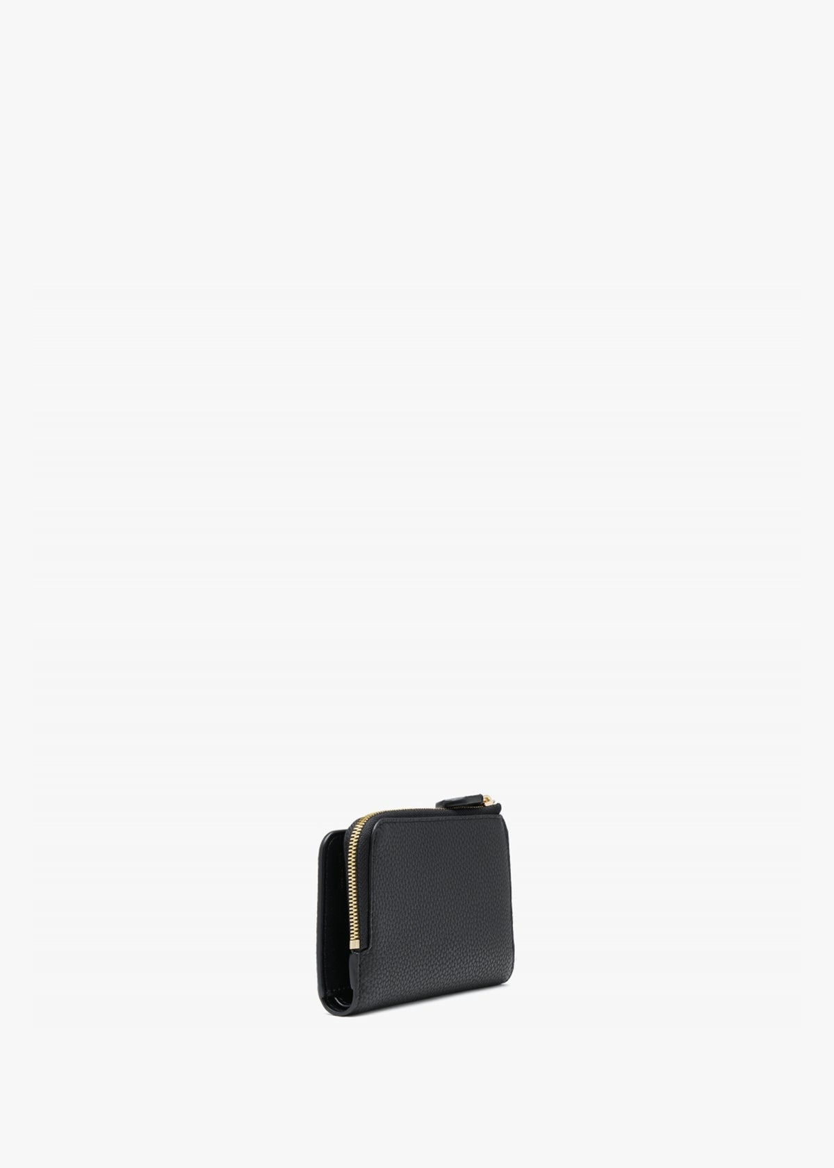 Small Black Zip Around Wallet