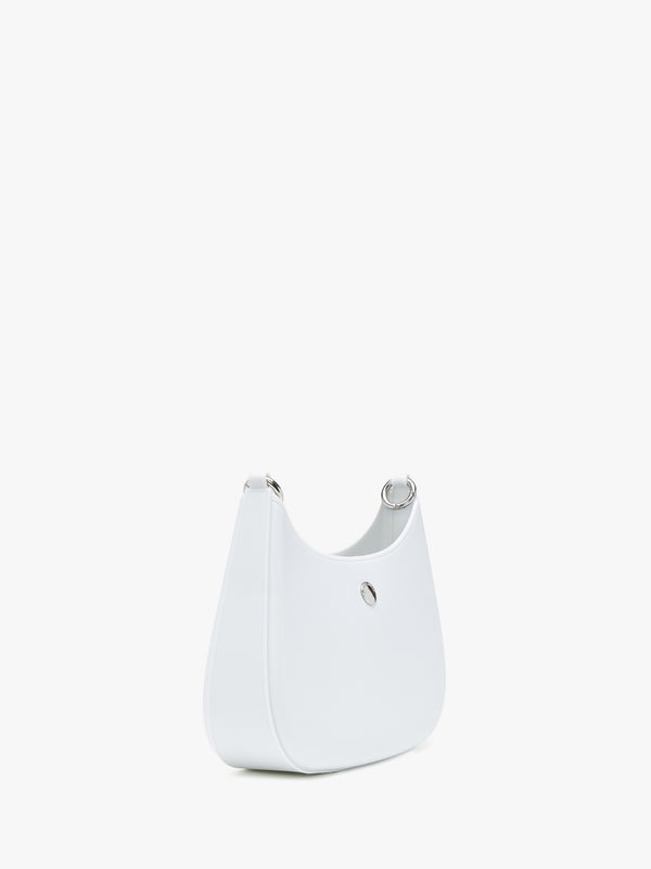 Recycle PVC White & Beige Gummy Shoulder Bag