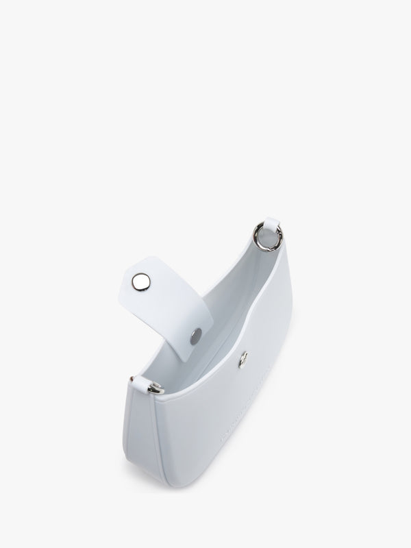 Recycle PVC White & Beige Gummy Shoulder Bag