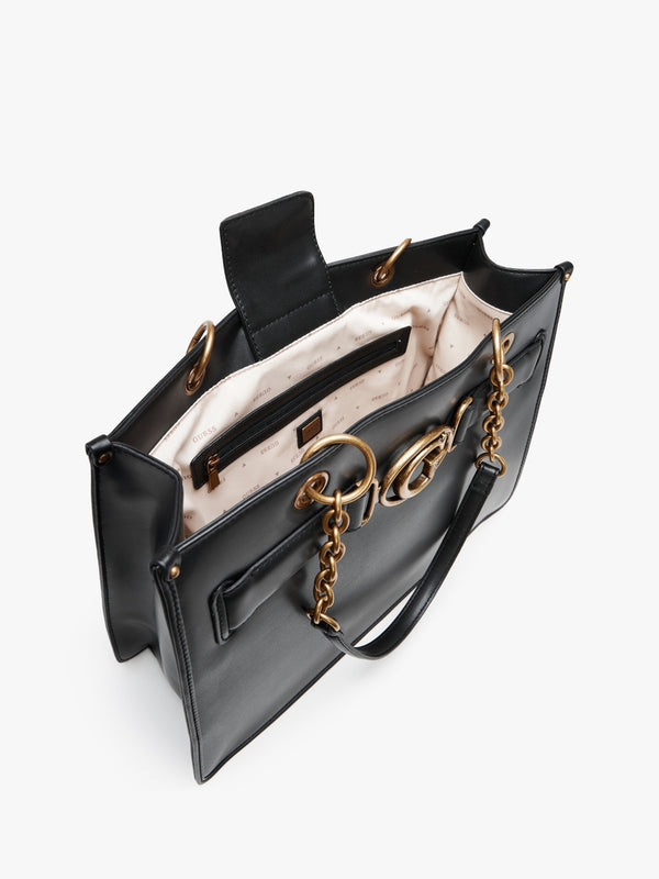 Aviana II Black Tote Bag