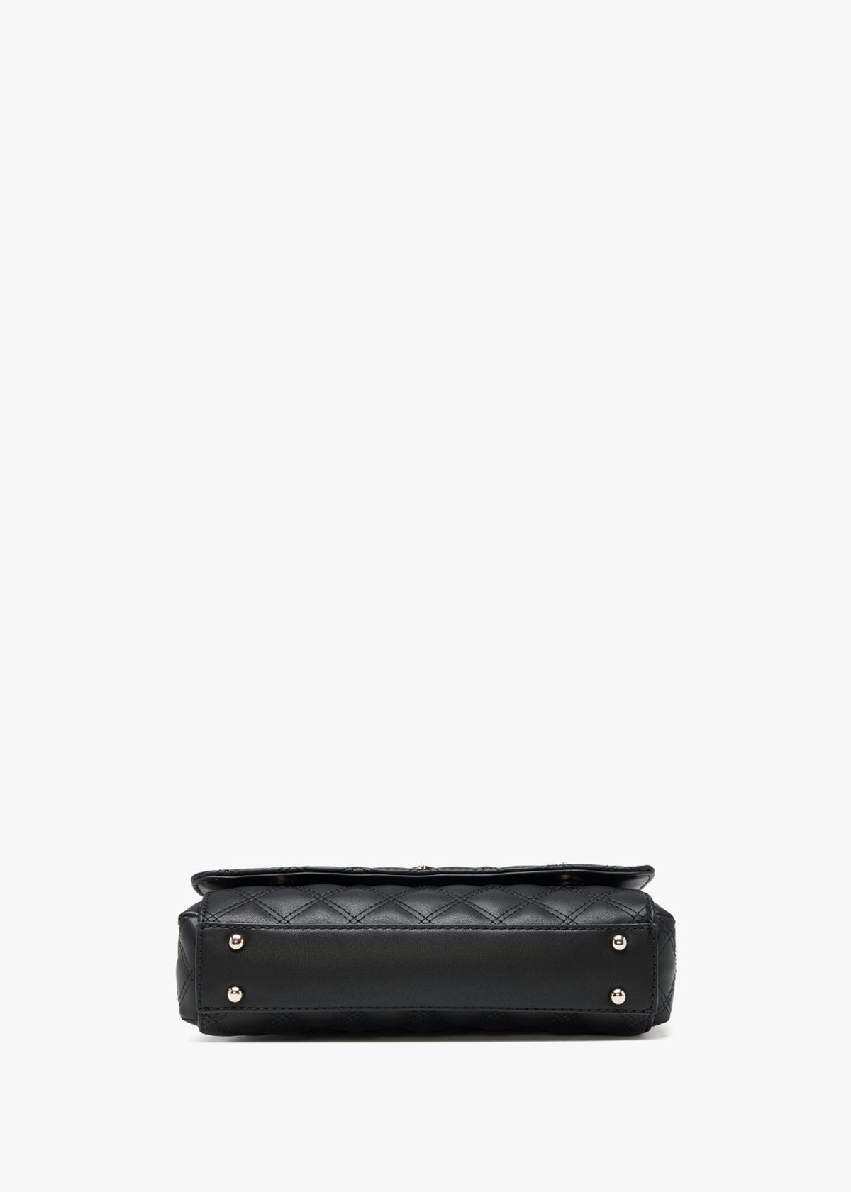 Cessily Convertible Black Quilted Cross-Body