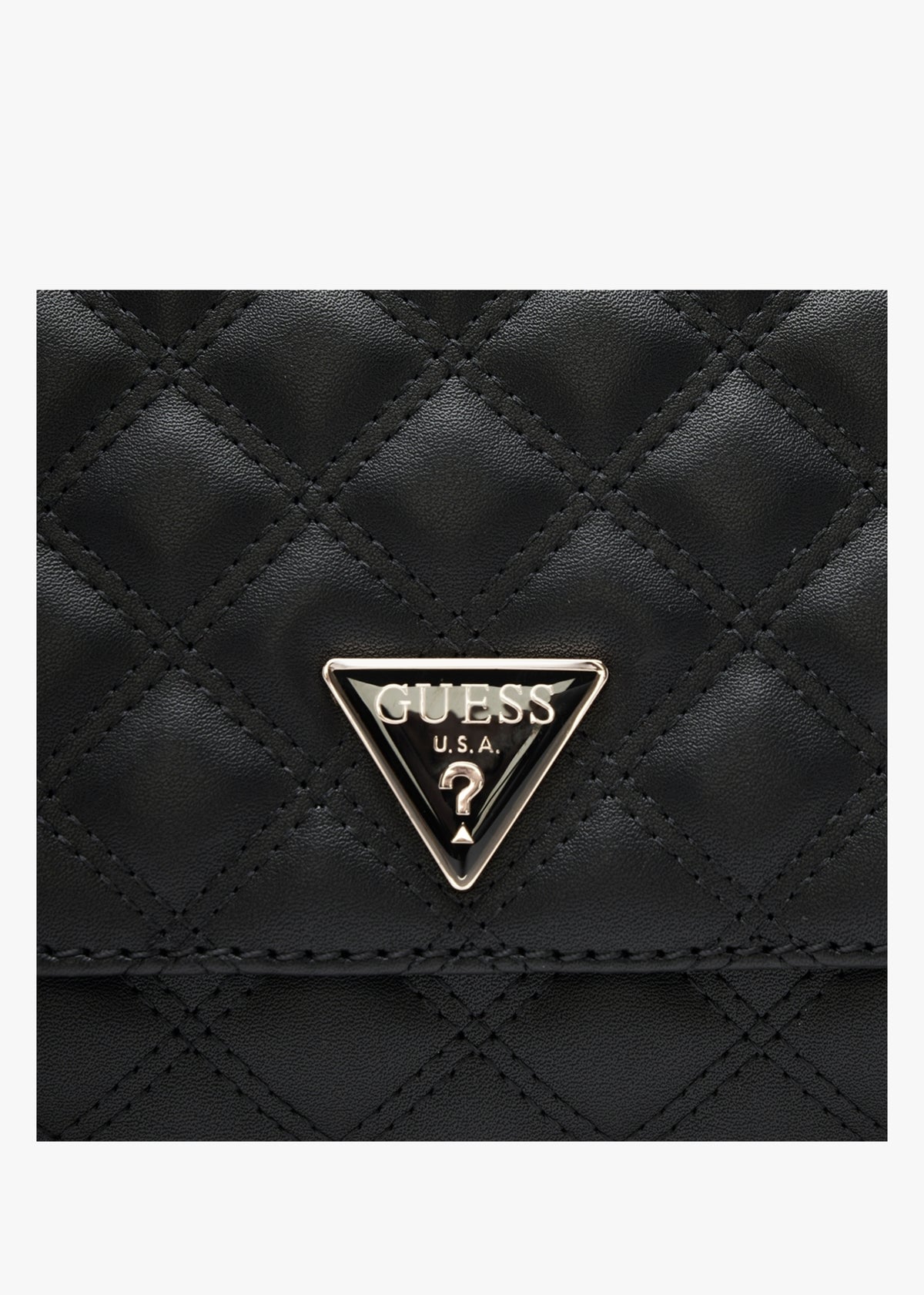 Cessily Convertible Black Quilted Cross-Body