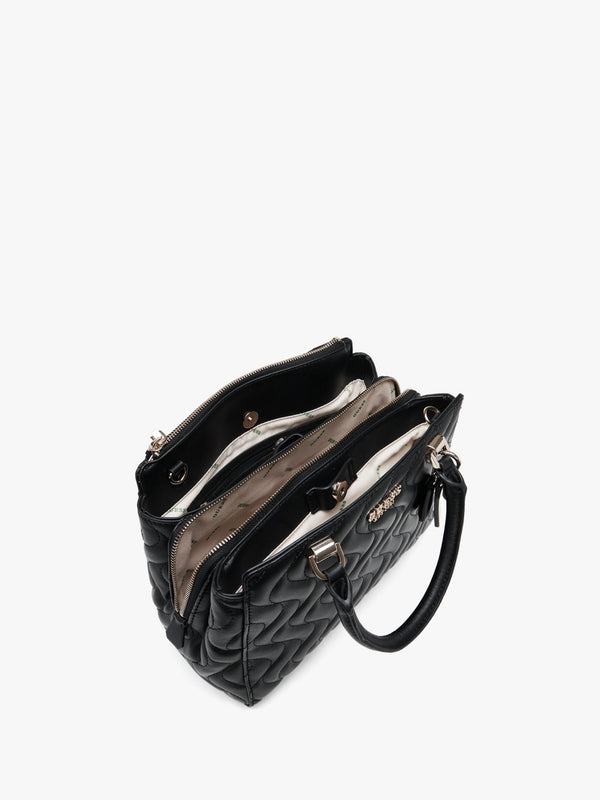Eco Mai Society Black Satchel Bag