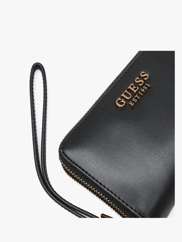 Laurel Medium Black Wristlet Wallet