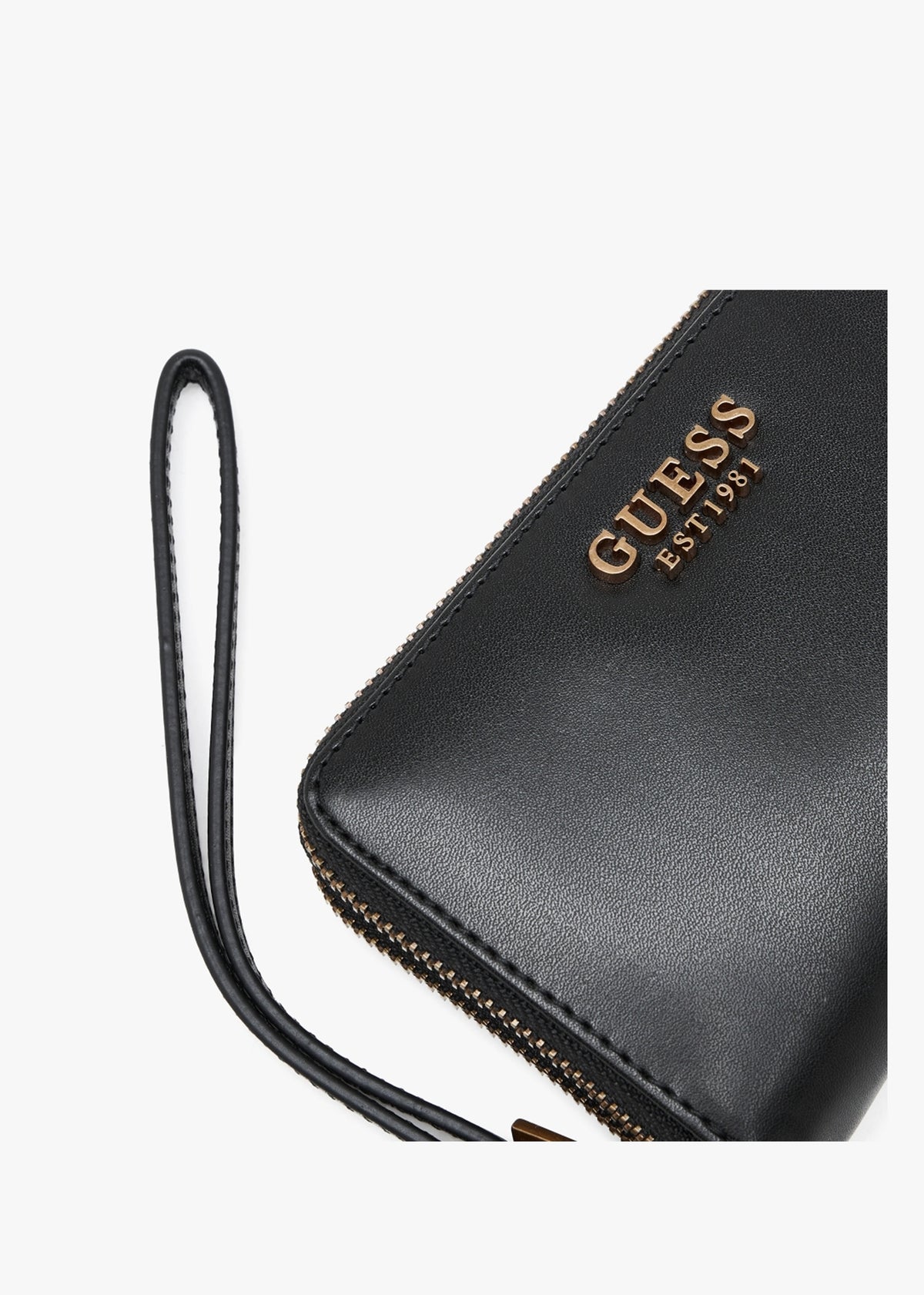 Laurel Medium Black Wristlet Wallet