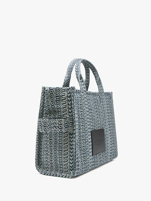 The Monogram Medium Sun Faded Denim Tote Bag