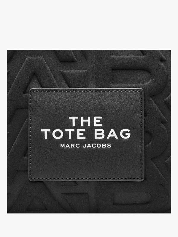 The Monogram Neoprene Medium Black Tote Bag