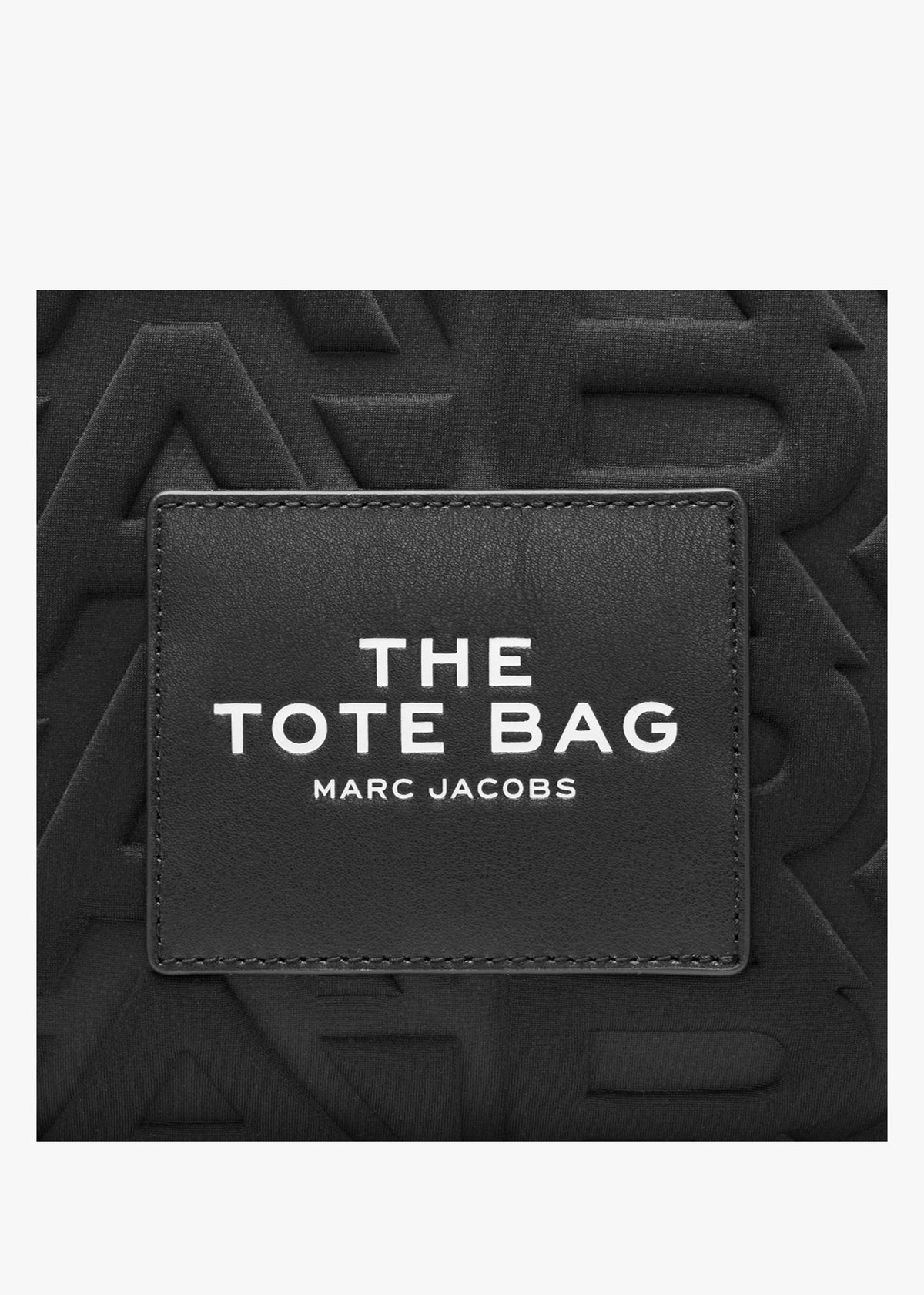 The Monogram Neoprene Medium Black Tote Bag