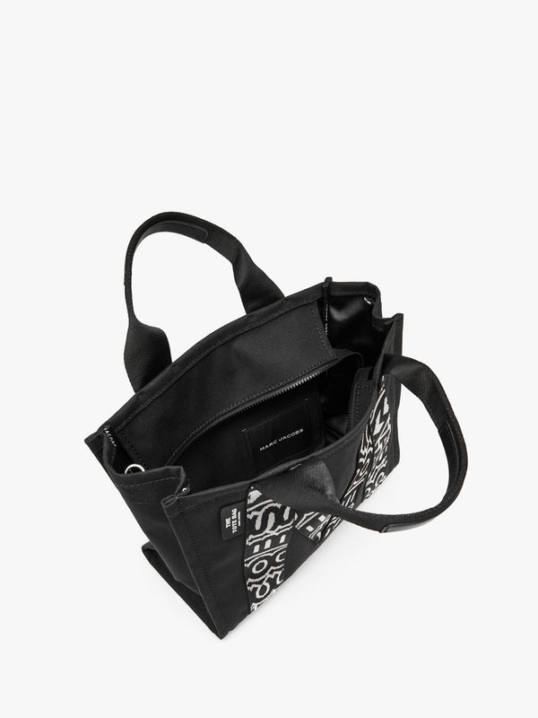 The M Medium Black & White Tote Bag