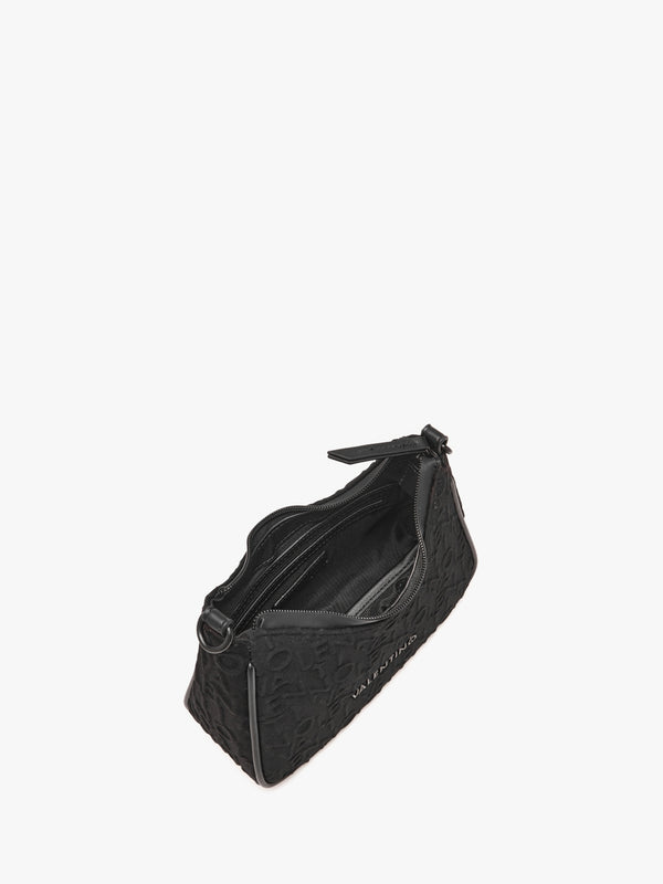 Thermal Nero Logo Embossed Shoulder Bag
