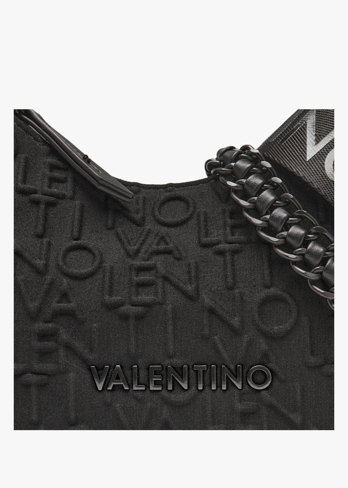Thermal Nero Logo Embossed Shoulder Bag