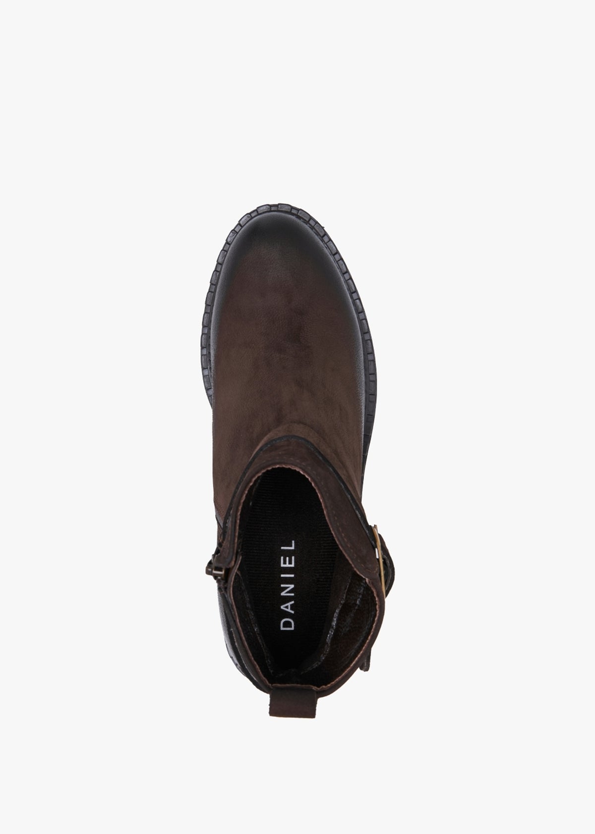 Venus Brown Leather Ankle Boots
