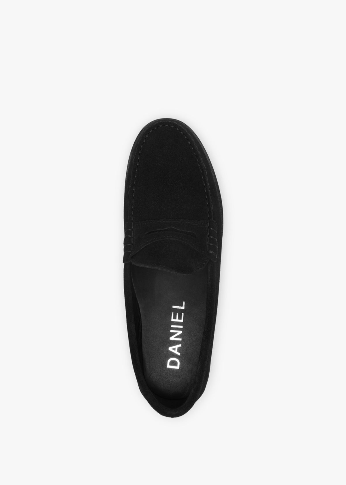 Petunia Black Suede Loafers