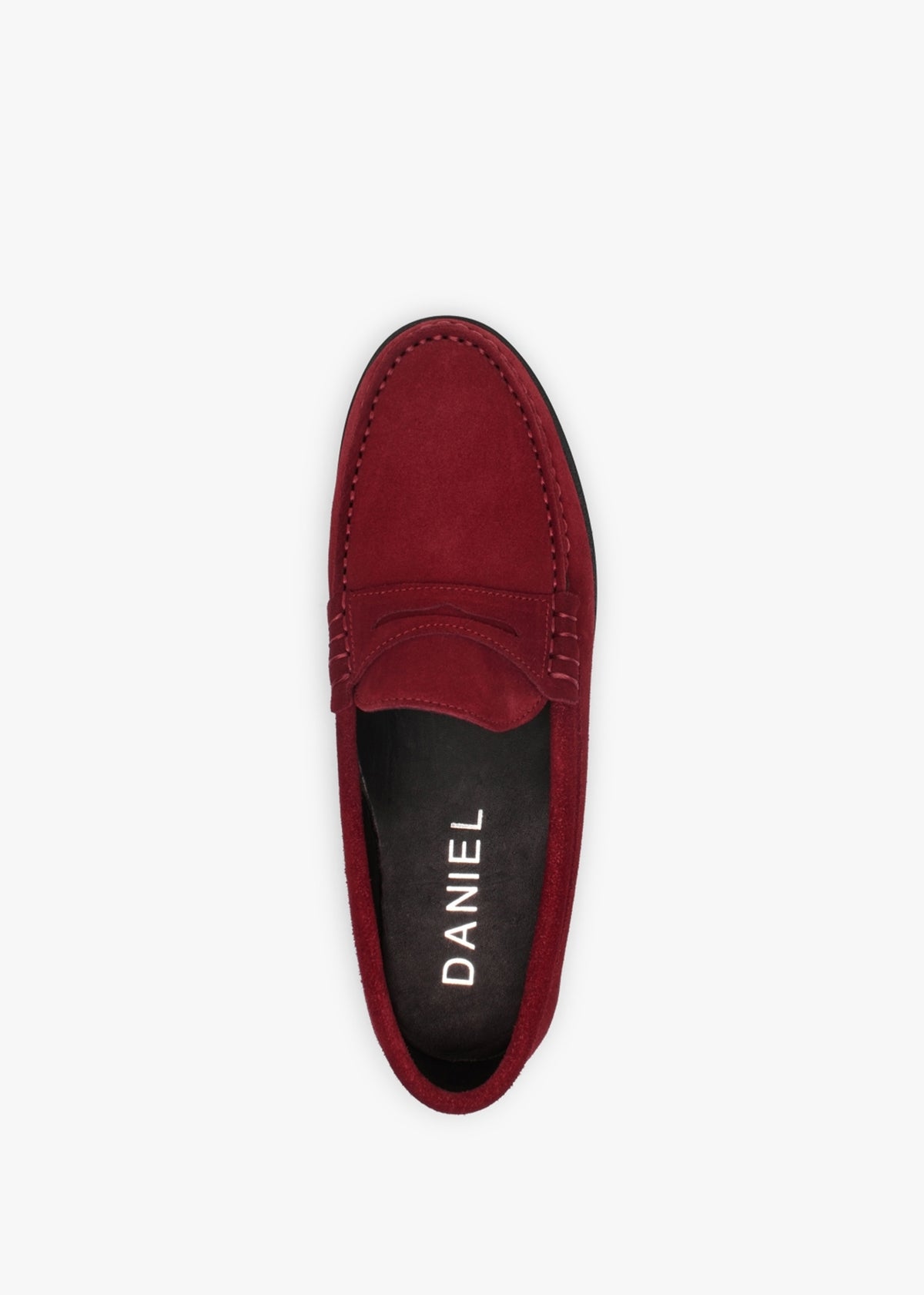 Petunia Burgundy Suede Loafers
