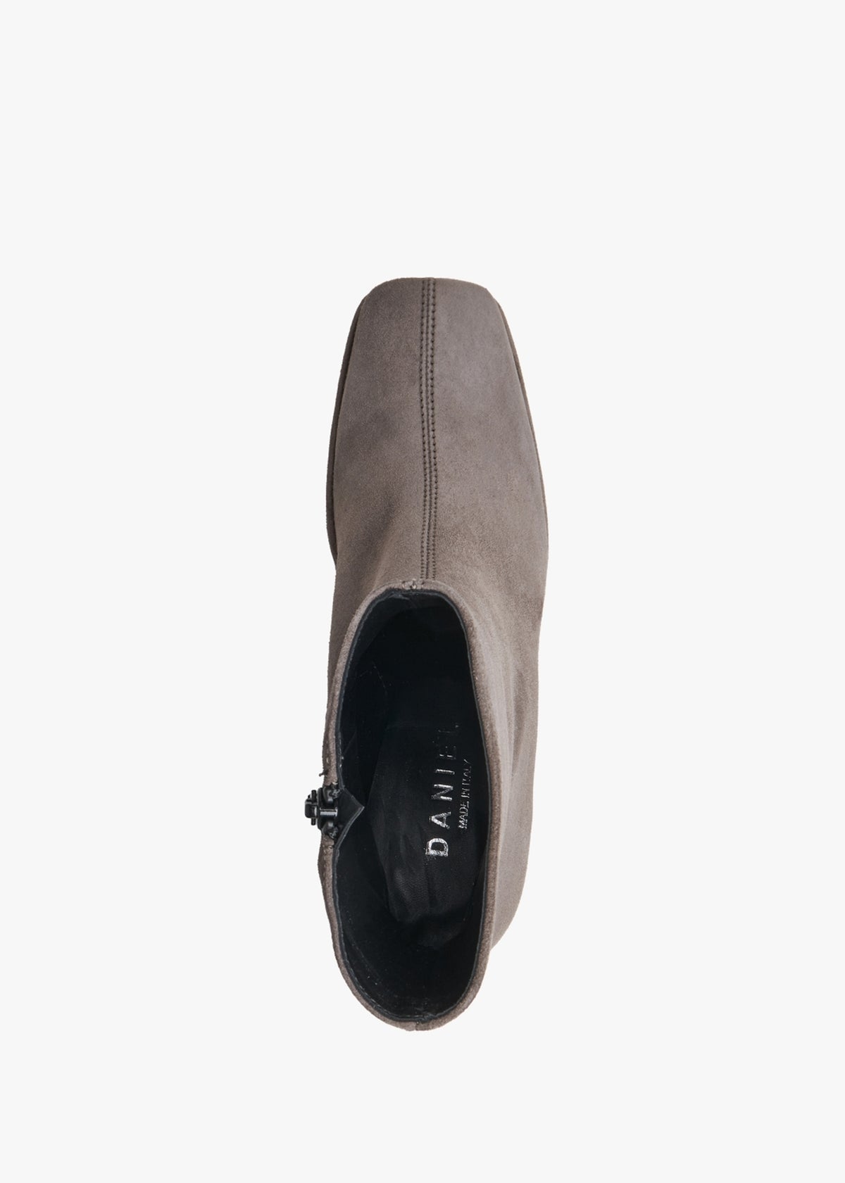 Salima Grey Suede Block Heel Ankle Boots